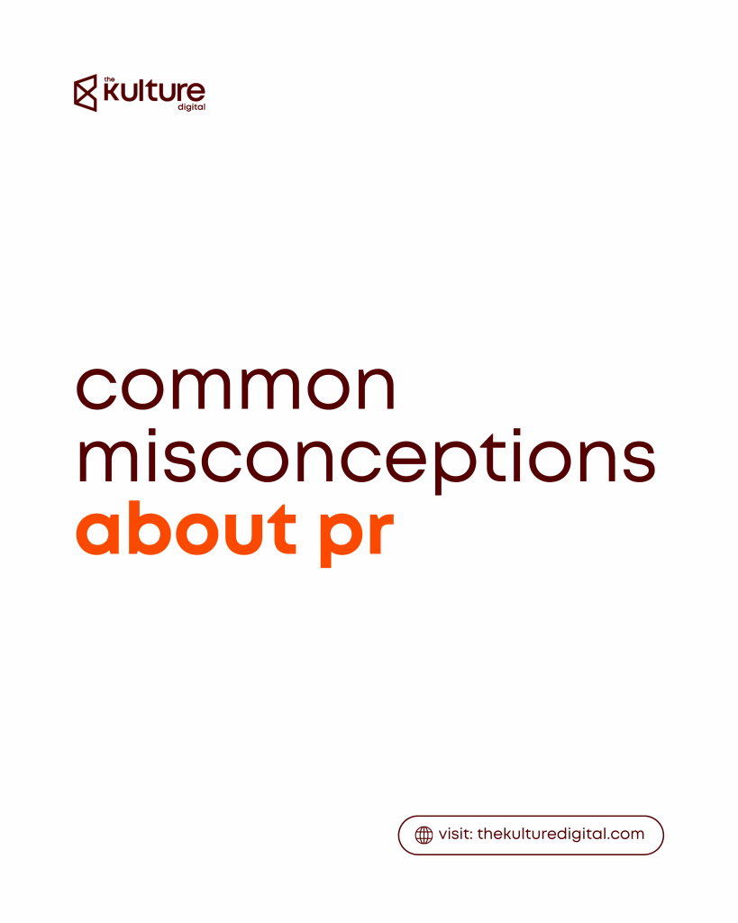 misconceptions about pr