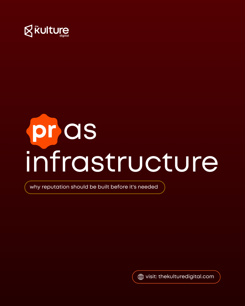 pr as infrastructure